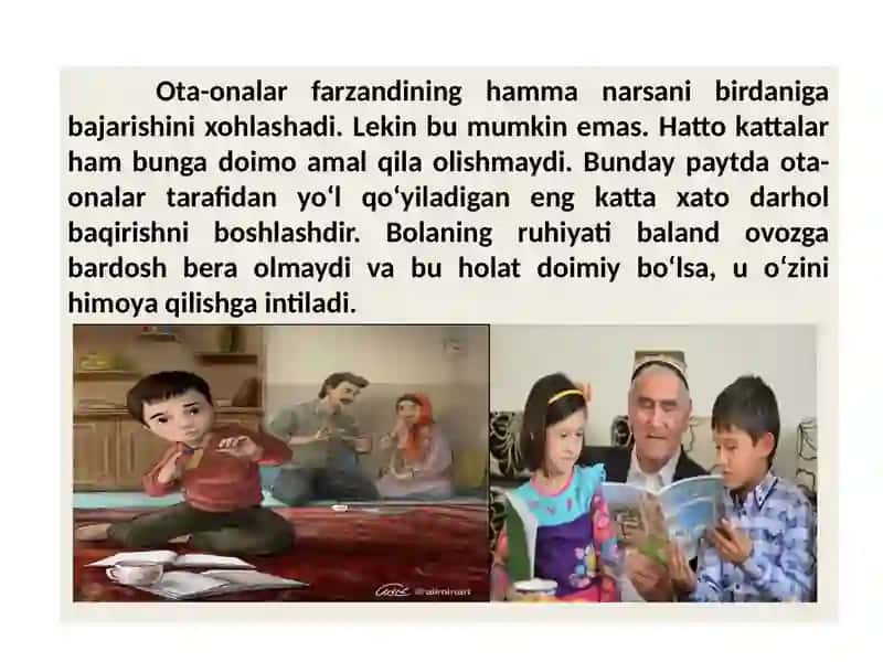 ZAMONAVIY SHAROITDA OILADA BOLALARNI IJTIMOIY HAYOTGA TAYYORLASH 4