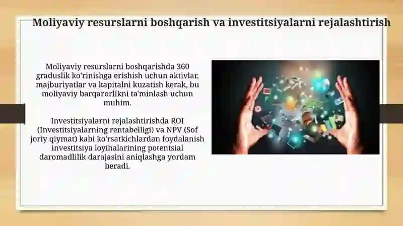 Xarajatlarni optimallashtirish va daromadni oshirish strategiyalari 4