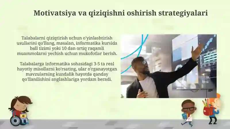 Informatika oʻqitishning asosiy didaktik tamoyillari 4