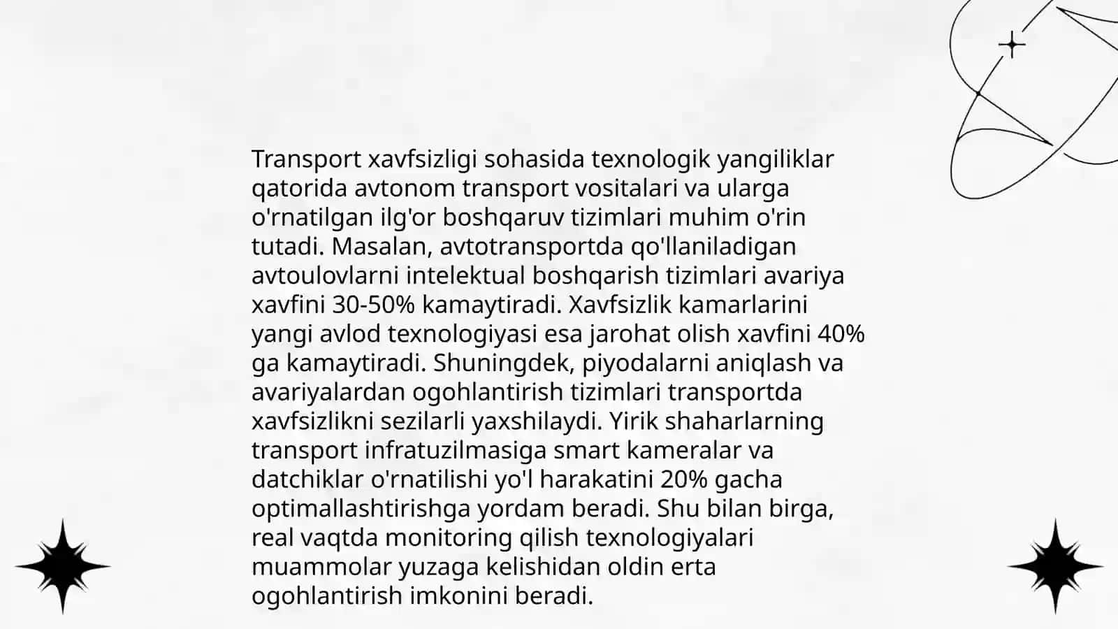 Yevropa Ittifoqi mamlakatlarida transport xavfsizligini rivojlanish tendensiyalari 4