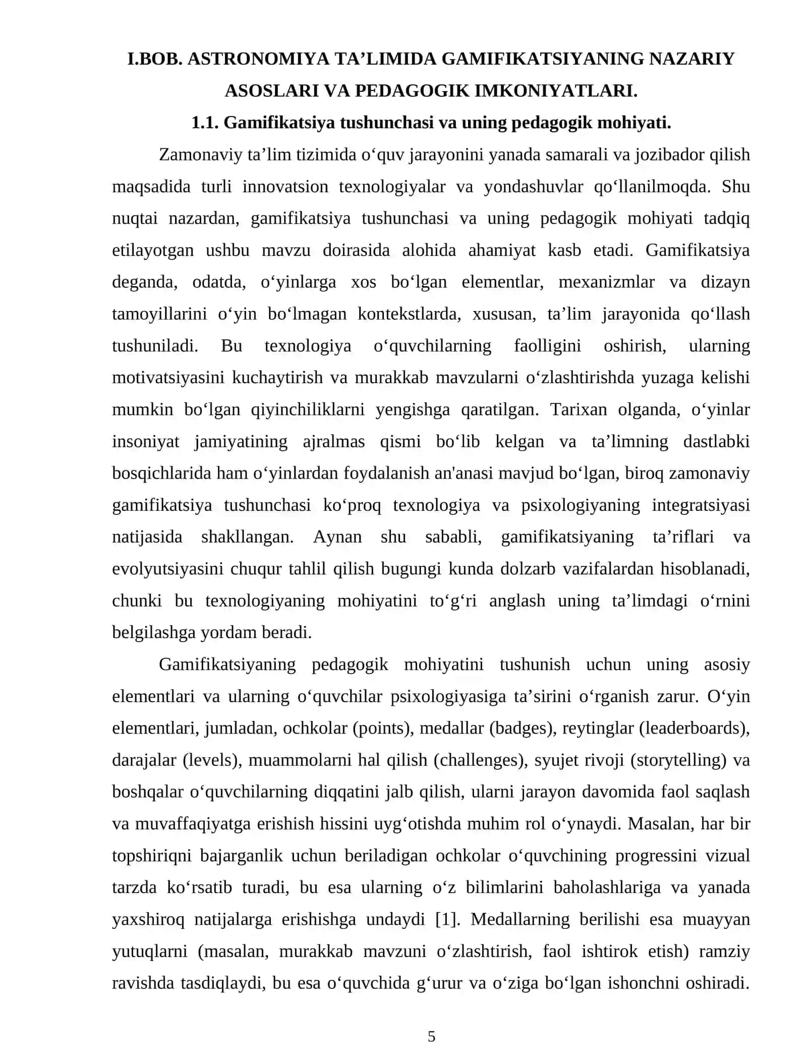 Astronomiya Ta'limida Gamifikatsiya 4