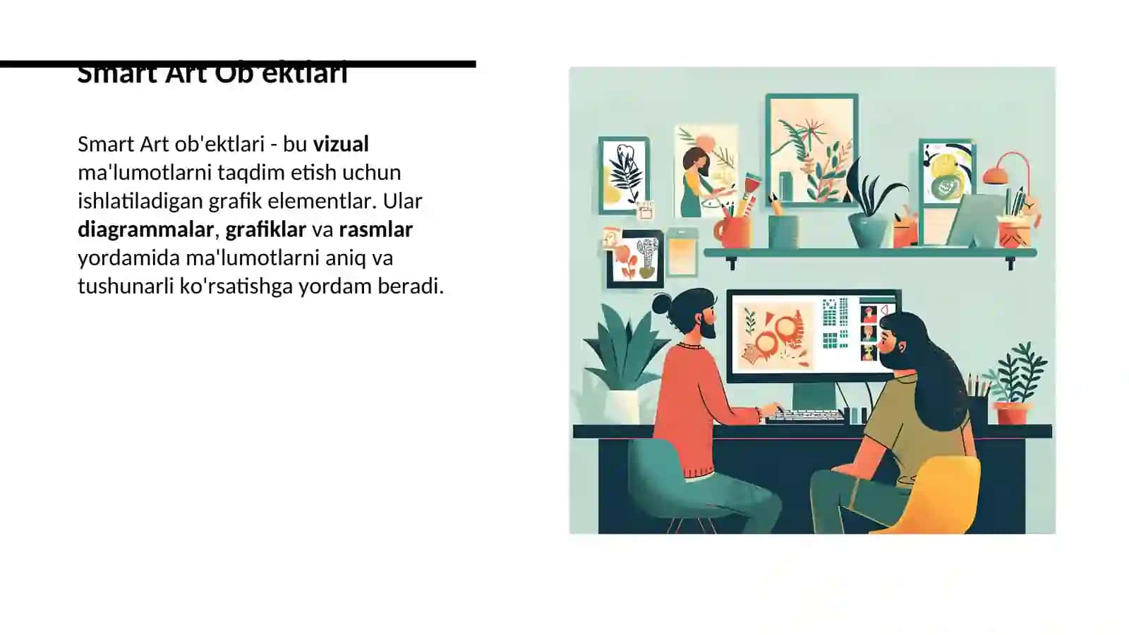Matn Muharriri Yordamida Smart Art Ob'ektlari Bilan Ishlash: Grafika va Dizayn Yondashuvlari 4
