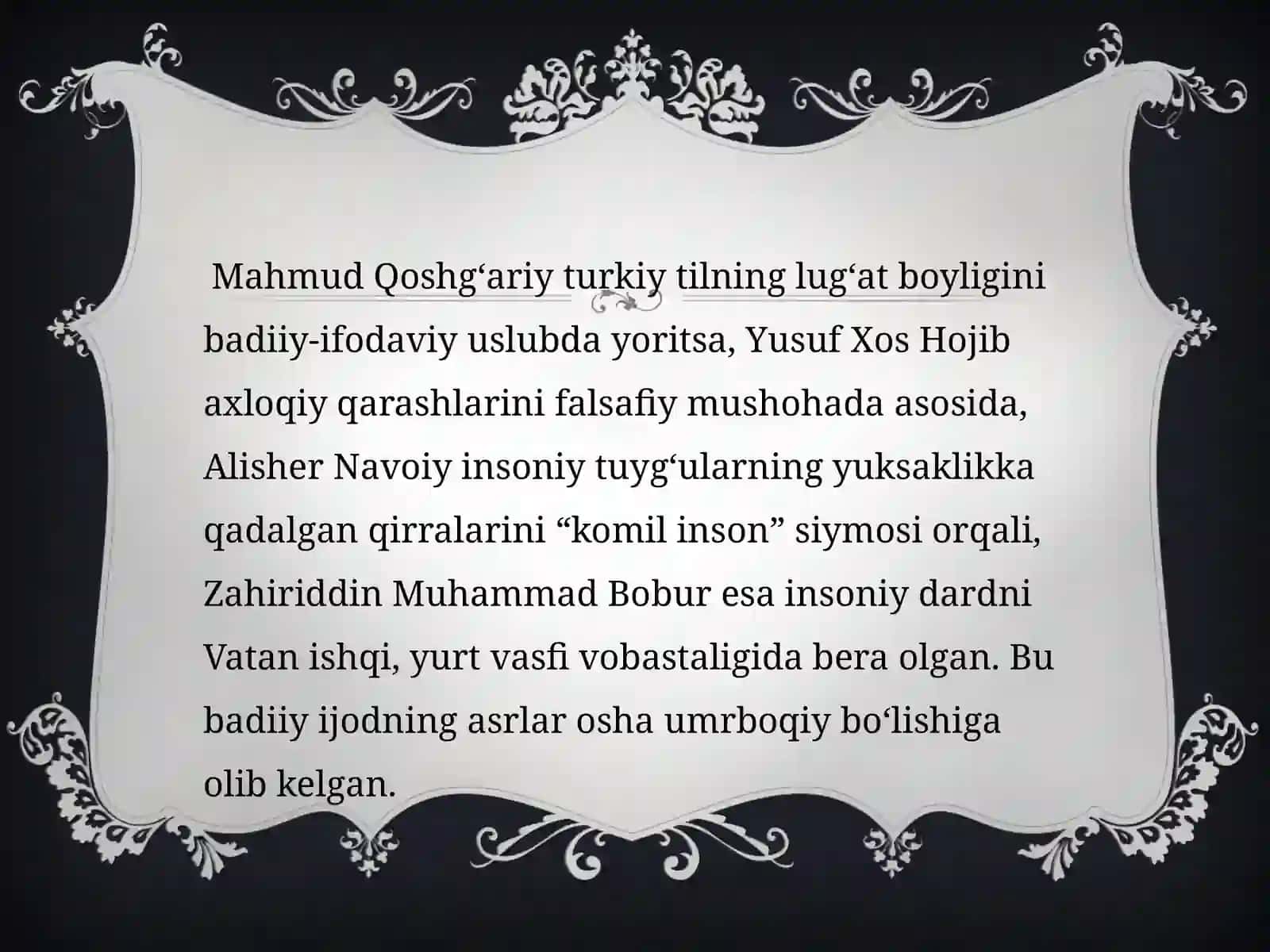Z.M.Bobur Lirikasida Vatan Sog’inchi 4
