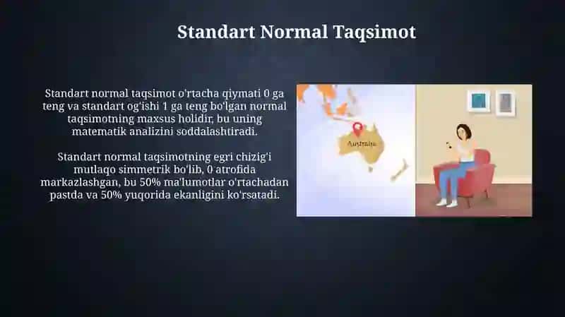 Normal taqsimotning ahamiyati va mohiyati 4
