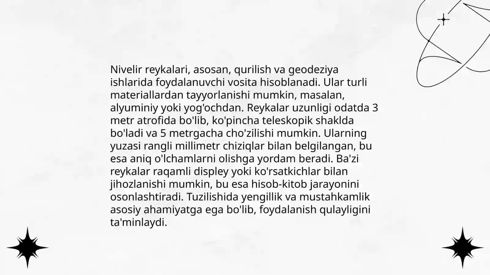 Yuqori aniqlikdagi nivelirlar turlari 4