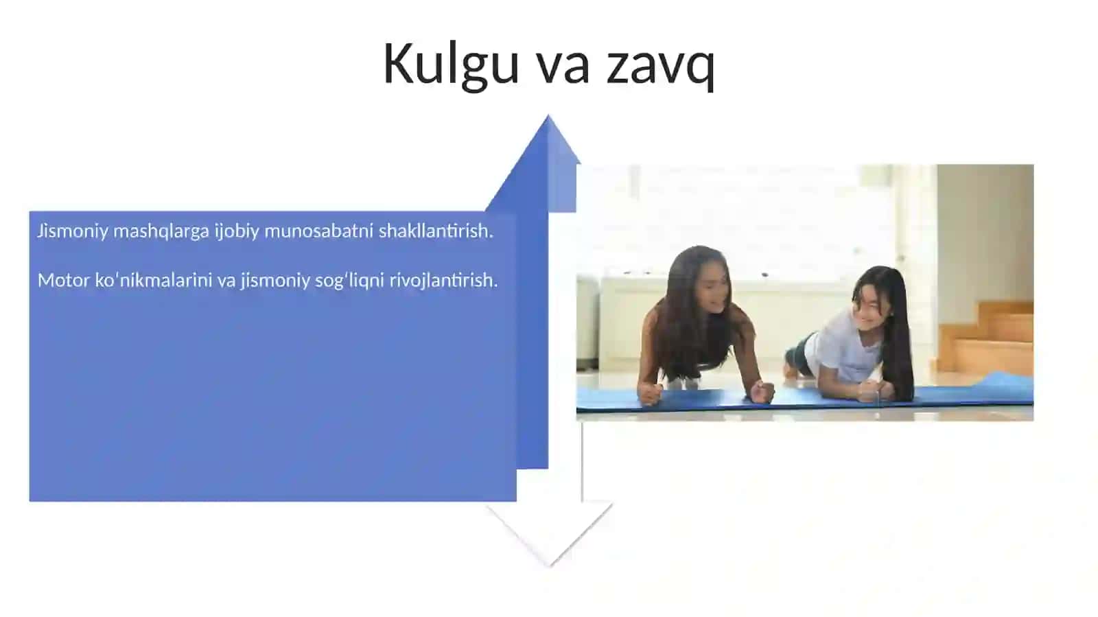 Jismoniy tarbiya darslarining vazifalari 4