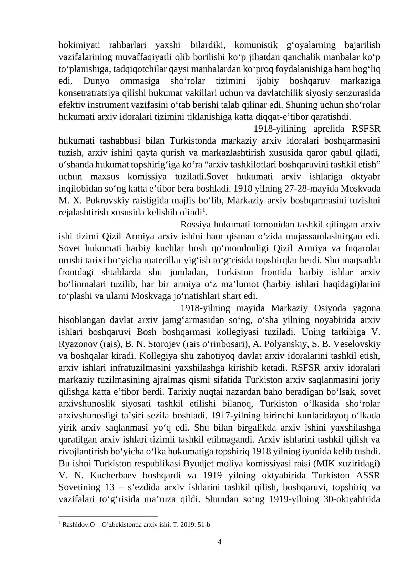 Turkistonda Arxiv Ishi Tarixi 4