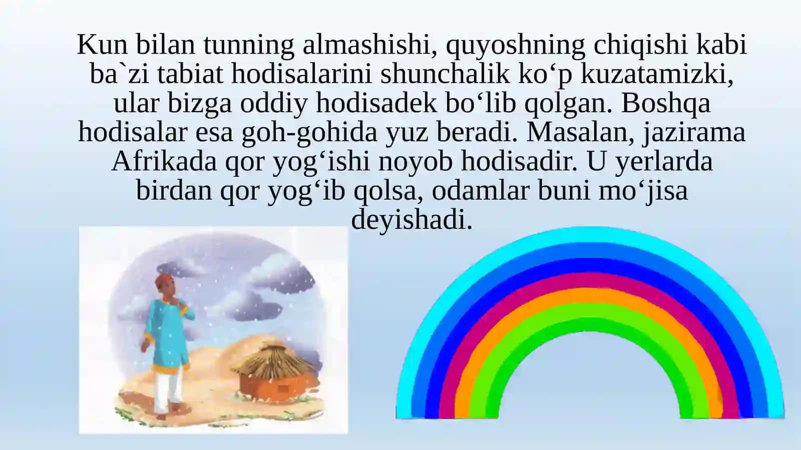 Tabiat hodisalari 4