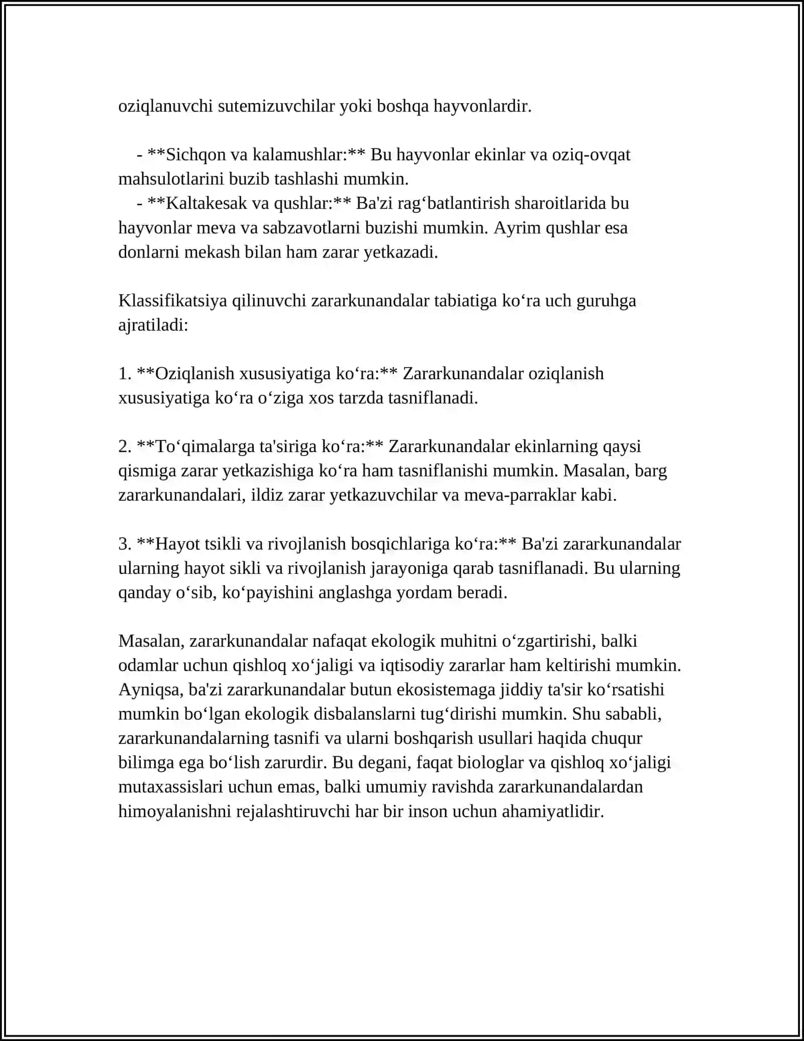 DON VA YEM-XASHAKLARNI SAQLASH DAVRIDA ZARARKUNANDALAR BILAN ZARARLANISHI 4