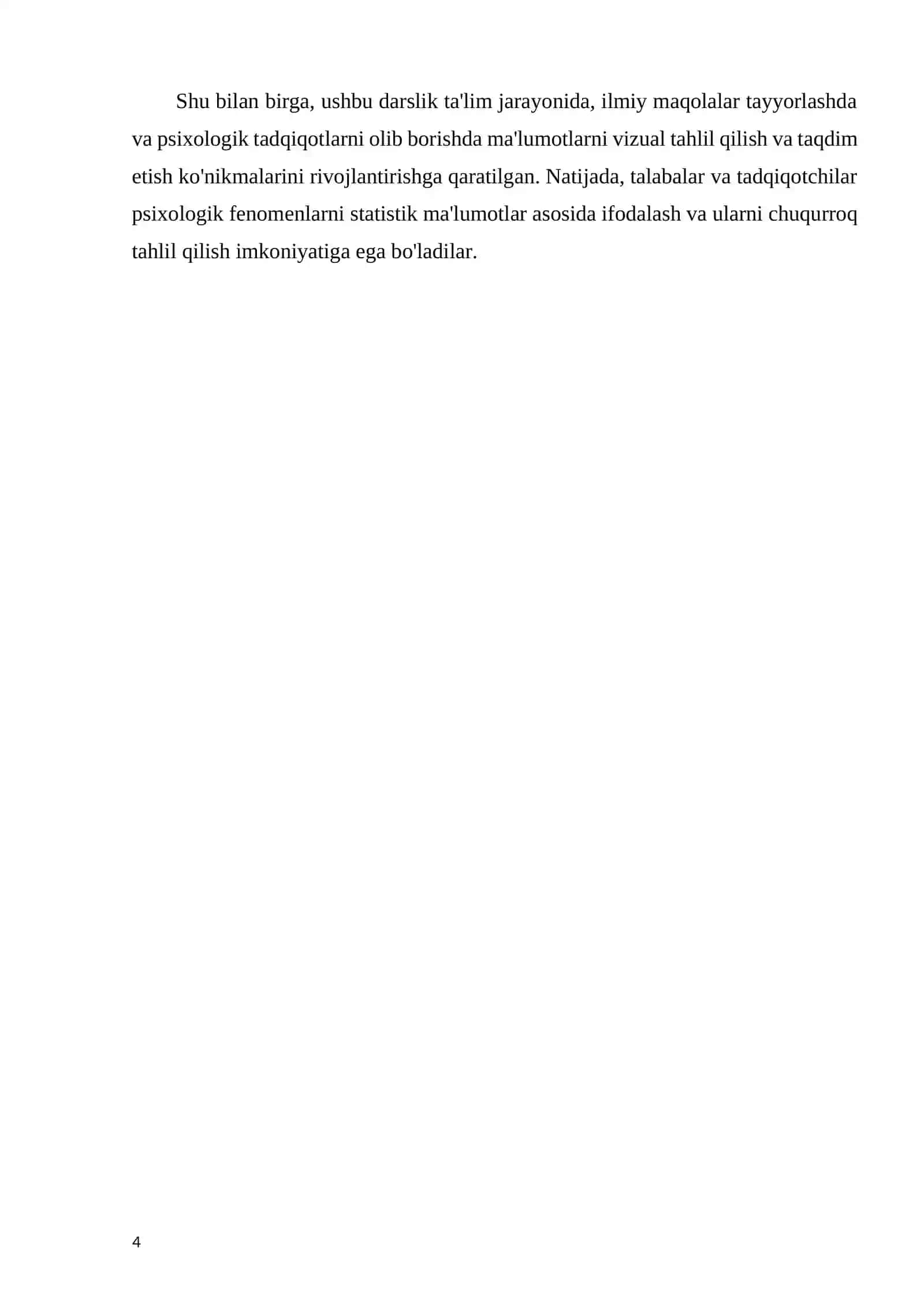 Psixologik Ma'lumotlarni Qayta Ishlash Metodlari va Texnologiyalari 4