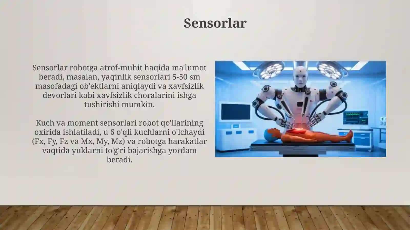 Robototexnikada qo‘llaniladigan jihozlar 4
