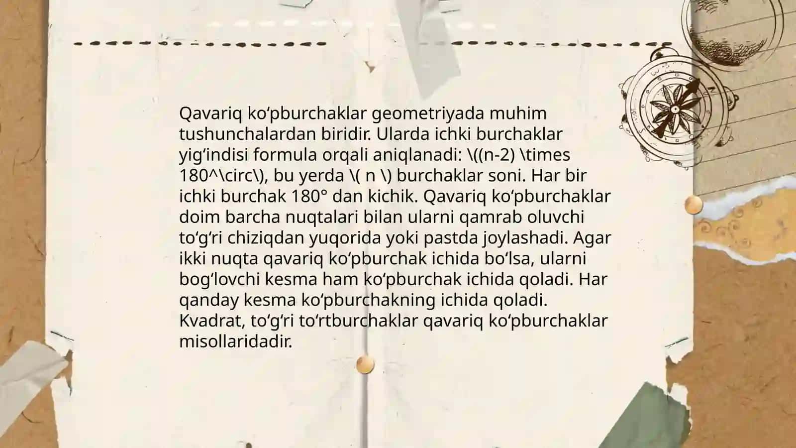 Qavariq ko‘pburchaklar 4
