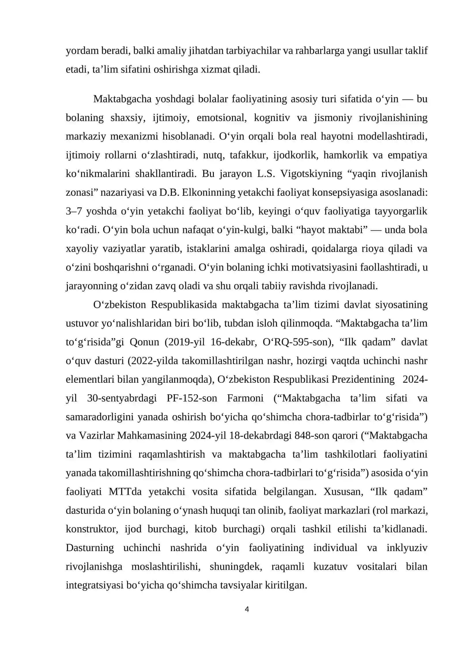 O‘YIN BOLA FAOLIYATINING ASOSIY TURI SIFATIDA 4
