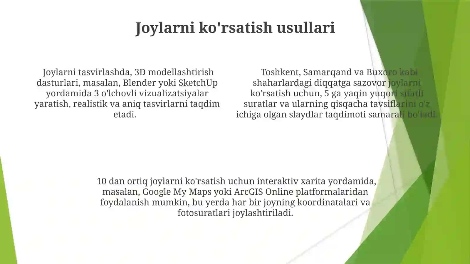 O'tgan Zamonli Gerundiy: Was/Were -Ing, Joylar va Xohishlar: Locations, Would Like, Modal Fe'llar: Could 4