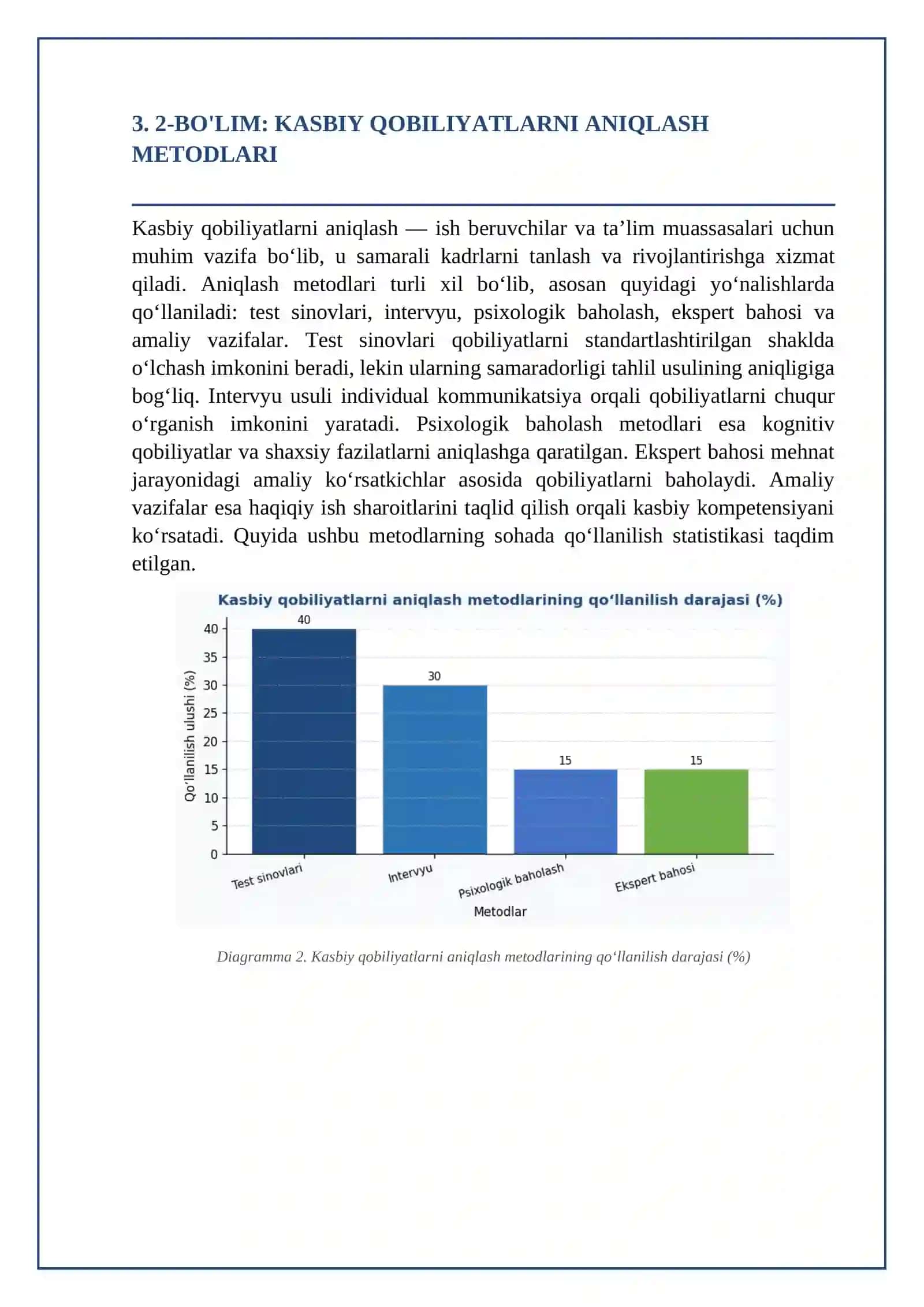 Kasbiy qobiliyatlar va ularni aniqlash: konseptual va amaliy jihatlar 4