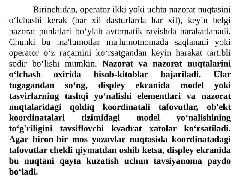 Aerofotosuratlarning geodeziya ta’limotifasi 4
