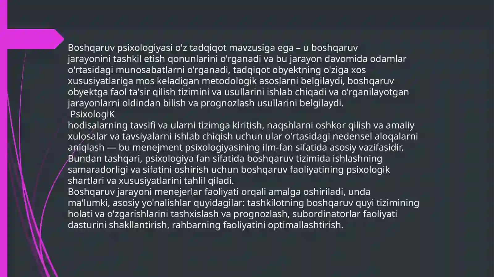 AMALIY MATEMATIKA YO`NALISHI 1-KURS TALABASI TAQDIMOT ISHI 4