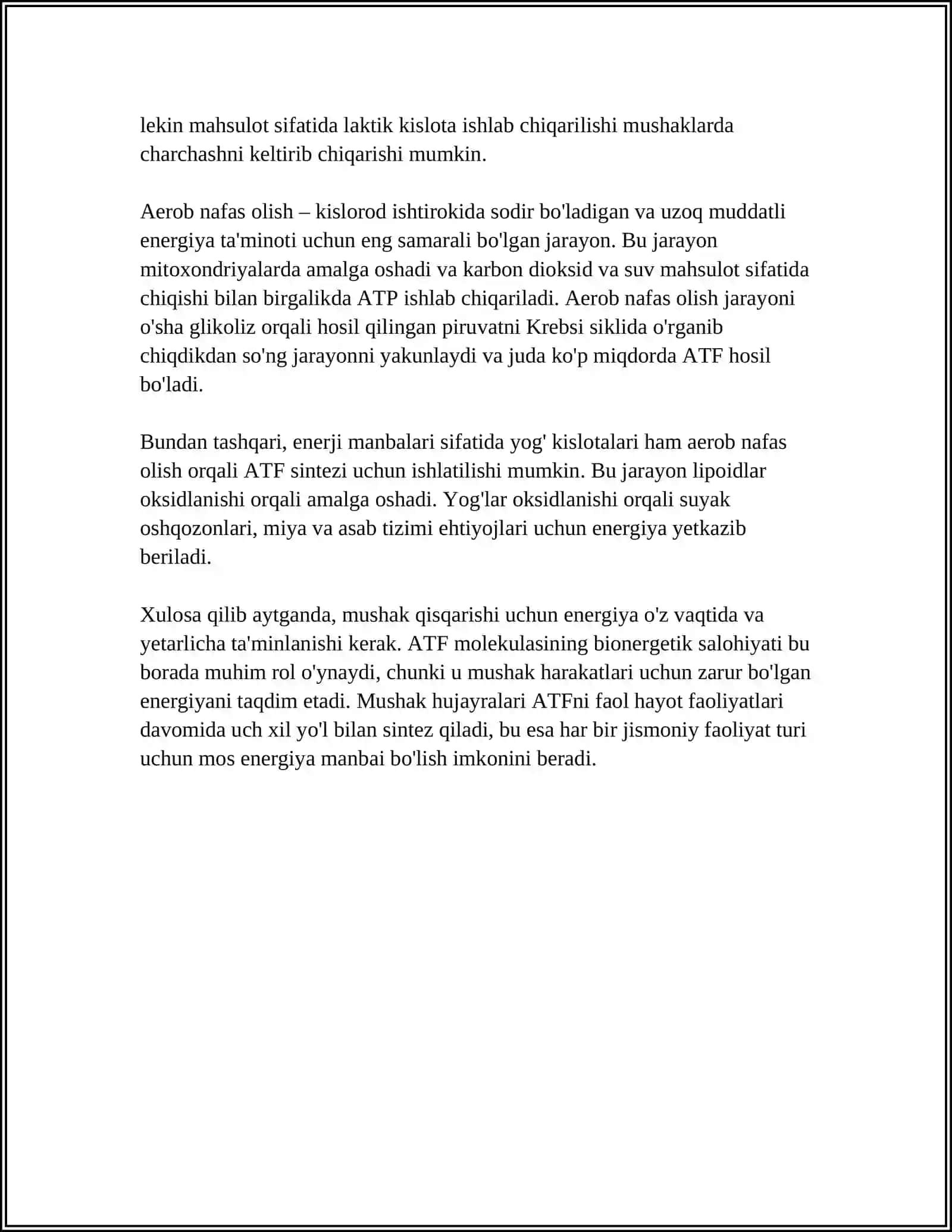 MUSHAK QISQARISHNING BIONERGETIKASI ATF SINTEZI YOLLARI 4