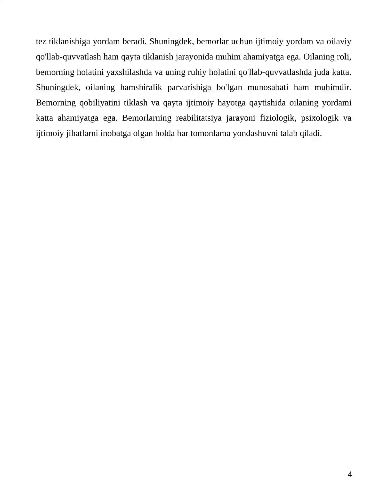 Insult bilan og'rigan bemorlarni davolash va hamshiralik parvarishi 4