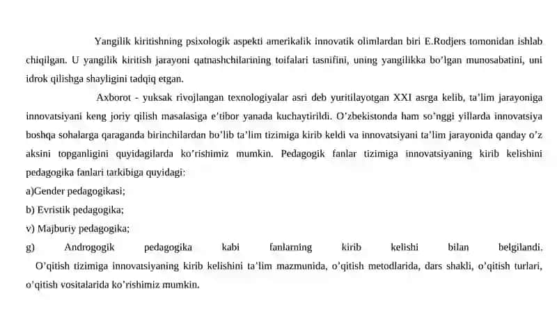 Tabiiy Fanlar O‘qituvchisining Innovatsion Faoliyati 4