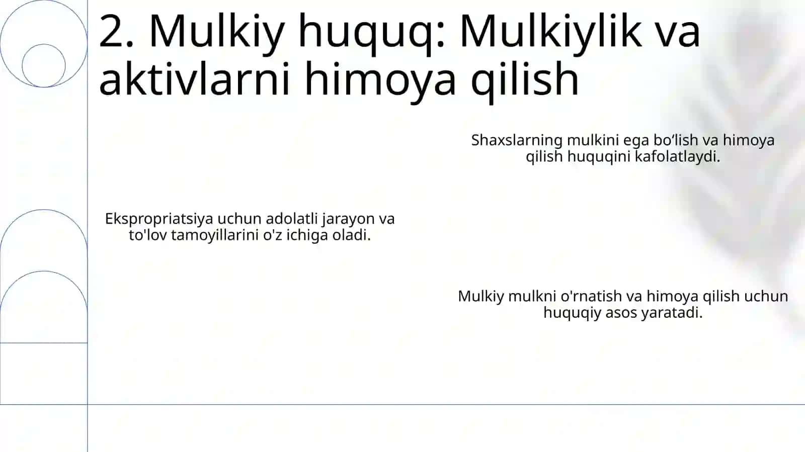 Yangi Konstitutsiyada fuqarolarning huquq va erkinliklar kafolati 4