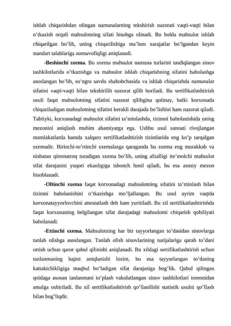 Sertifikatlashtirish bosqichlari 4