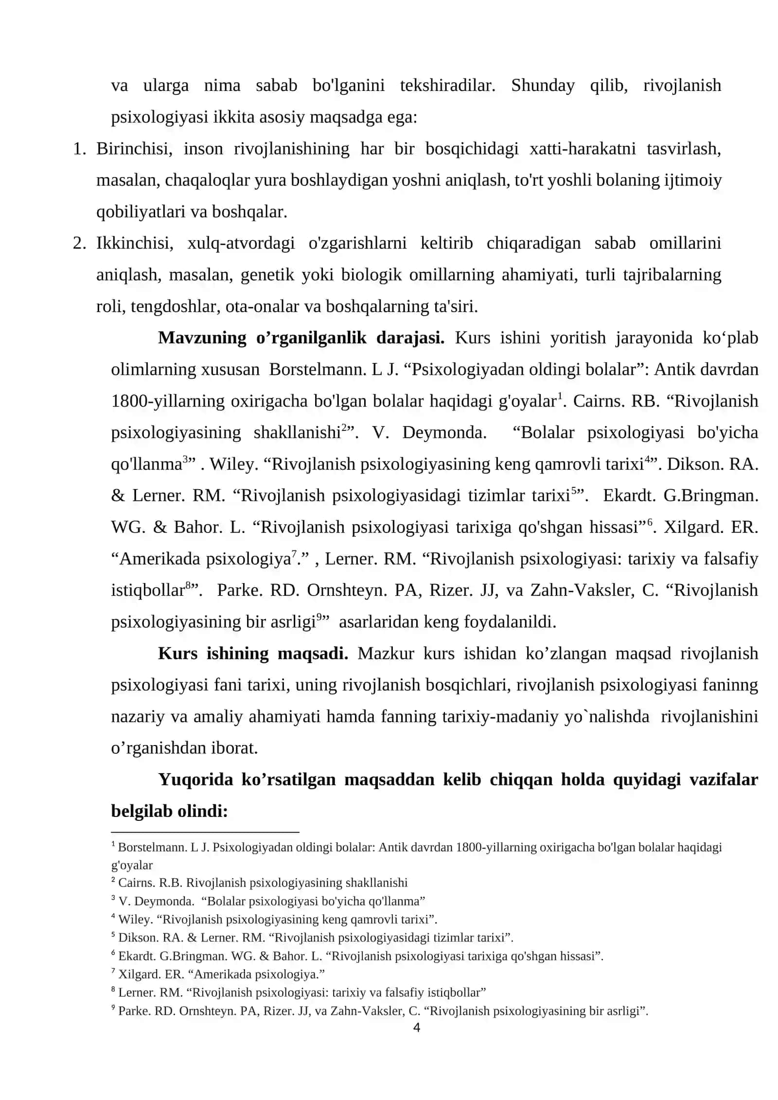 RIVOJLANISH PSIXOLOGIYASI VA PEDOGOGIKA PSIXOLOGIYASI 4