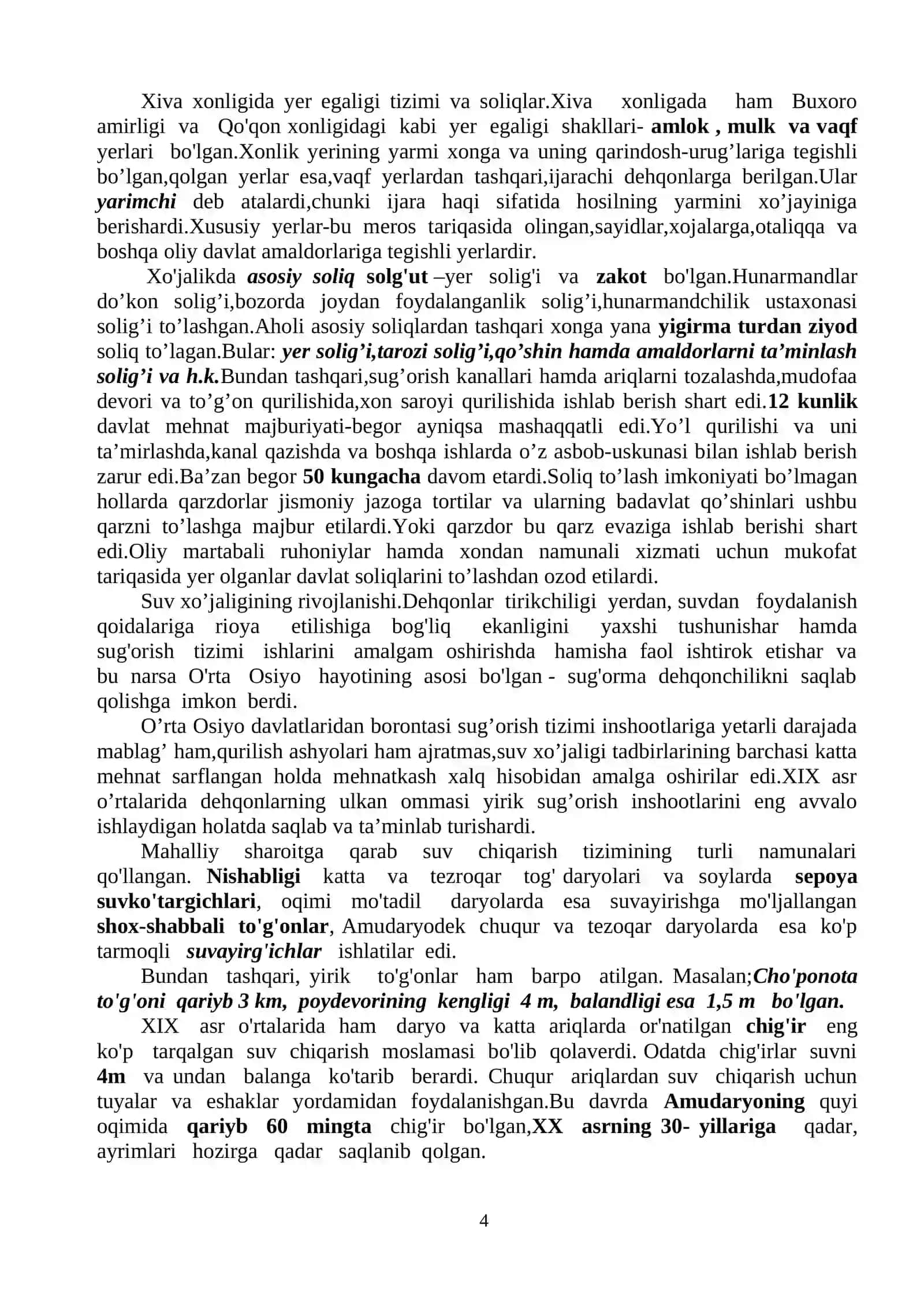XIX ASR IKKINCHI YARMIDA O’RTA OSIYO DAVLATLARINING IJTIMOIY-IQTISODIY AHVOLI VA MADANIY HAYOTI 4