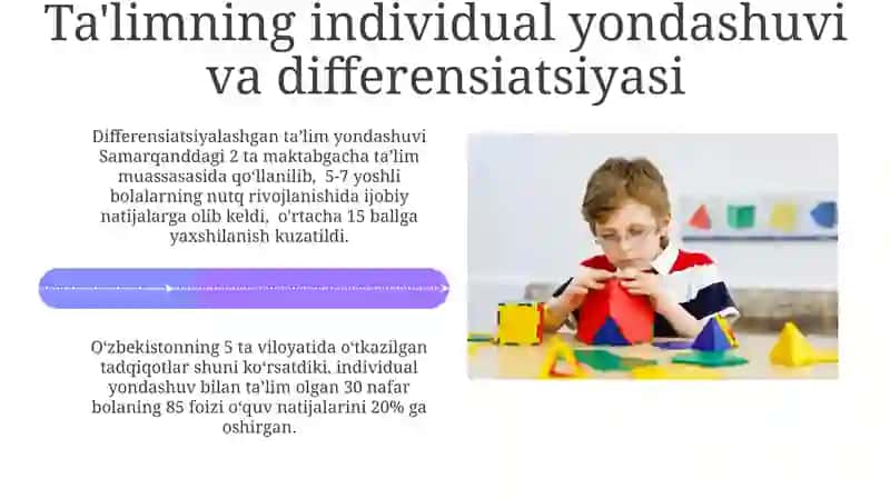 Inklyuziv ta'lim muhitida nogiron bolalar bilan ishlashning o'ziga xos jihatlari 4