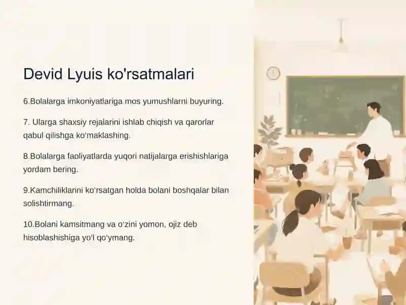 Devid Lyuisning Bolalarda Kreativlikni Rivojlantirishga Oid Ko'rsatmalari 4