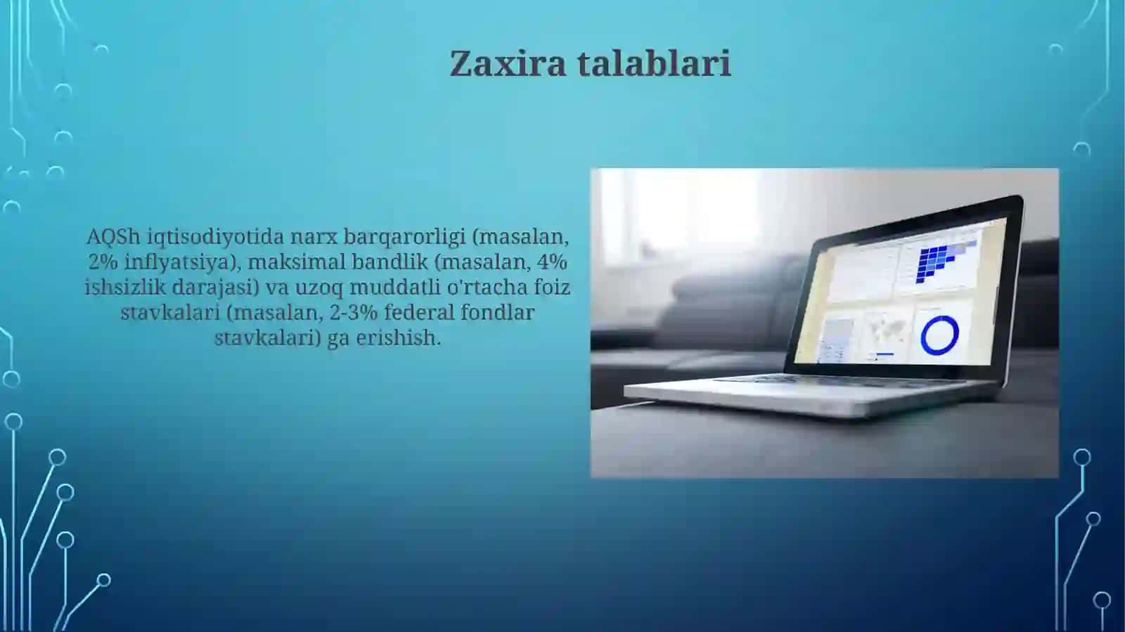 Davlatning pul kredit siyosati maqsadlari va dastaklari 4