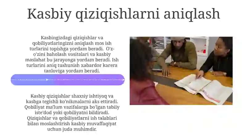 Matematika kasbiy qiziqish, kasbiy moyillik. Kasblar klassifikatsiyasi 4