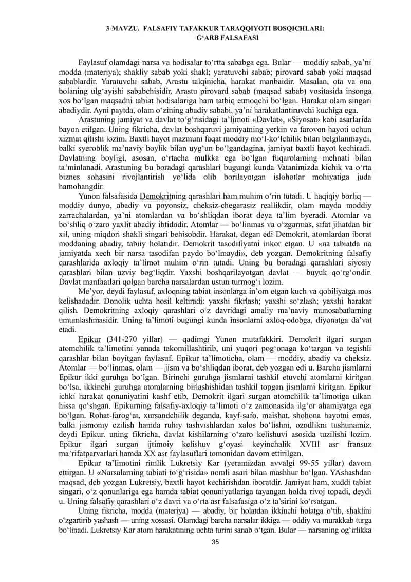 Falsafiy Tafakkur Taraggiyoti Bosqichlari 4