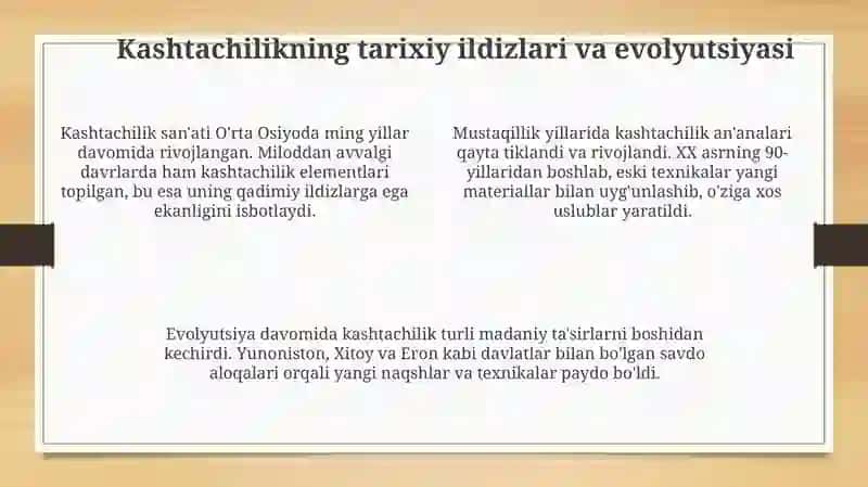 Mustaqillik yillarida kashtachilik san'ati 4