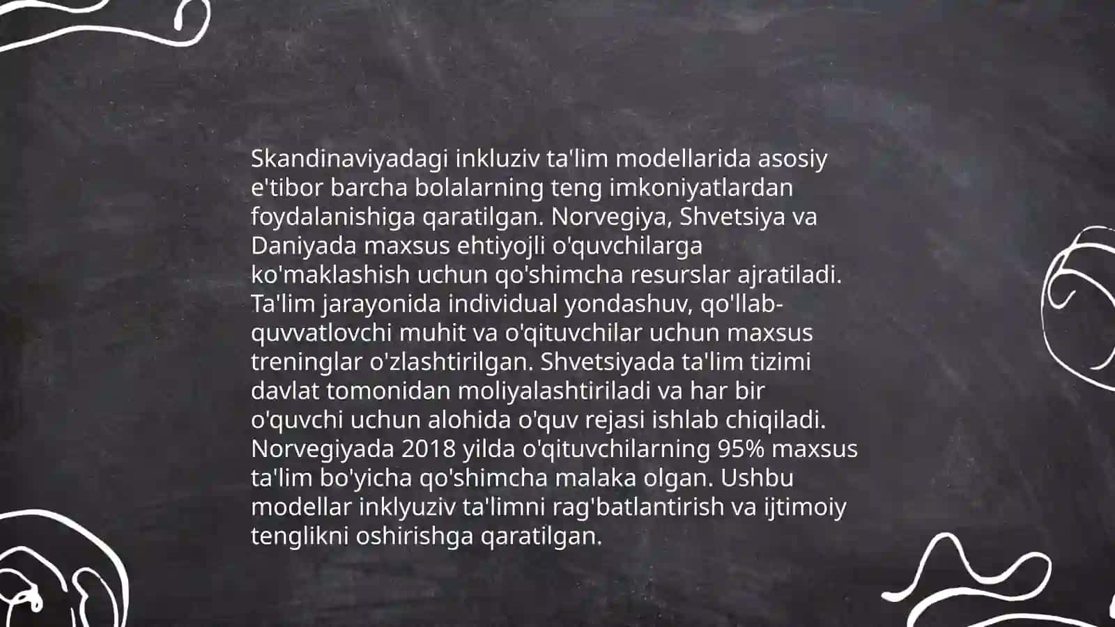 Chet elda inklyuziv ta'limni qo'llab-quvvatlashda davlat siyosati 4