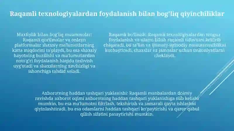 Raqamli Texnologiyalardan Samarali Foydalanish 4