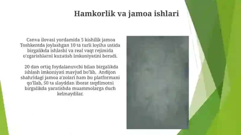 Canva ilovasidan foydalanish 4