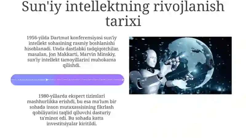 Sun'iy Intellekt va uning hayotimizdagi o'rni 4