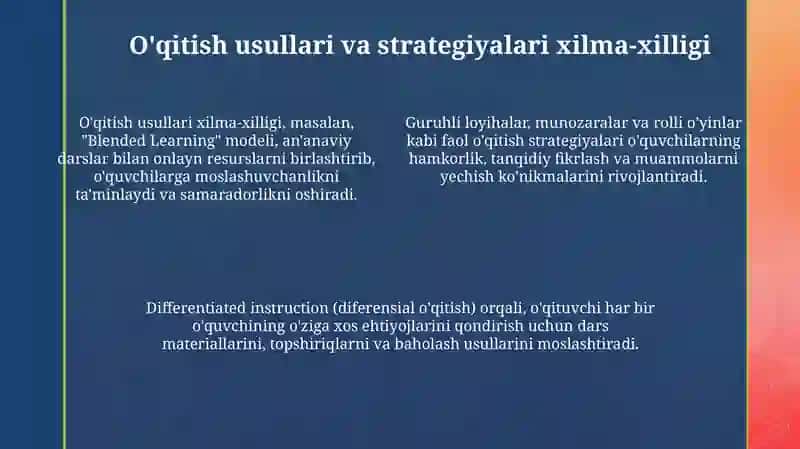 Ta'lim falsafasi va zamonaviy yondashuvlar 4