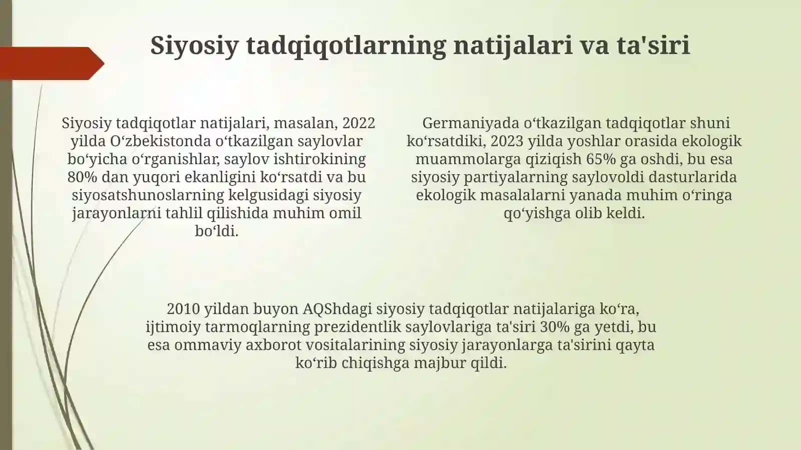 Siyosiy tadqiqotlar 4