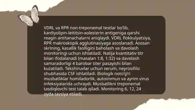 Sifiliz laborator diagnostikasi 4