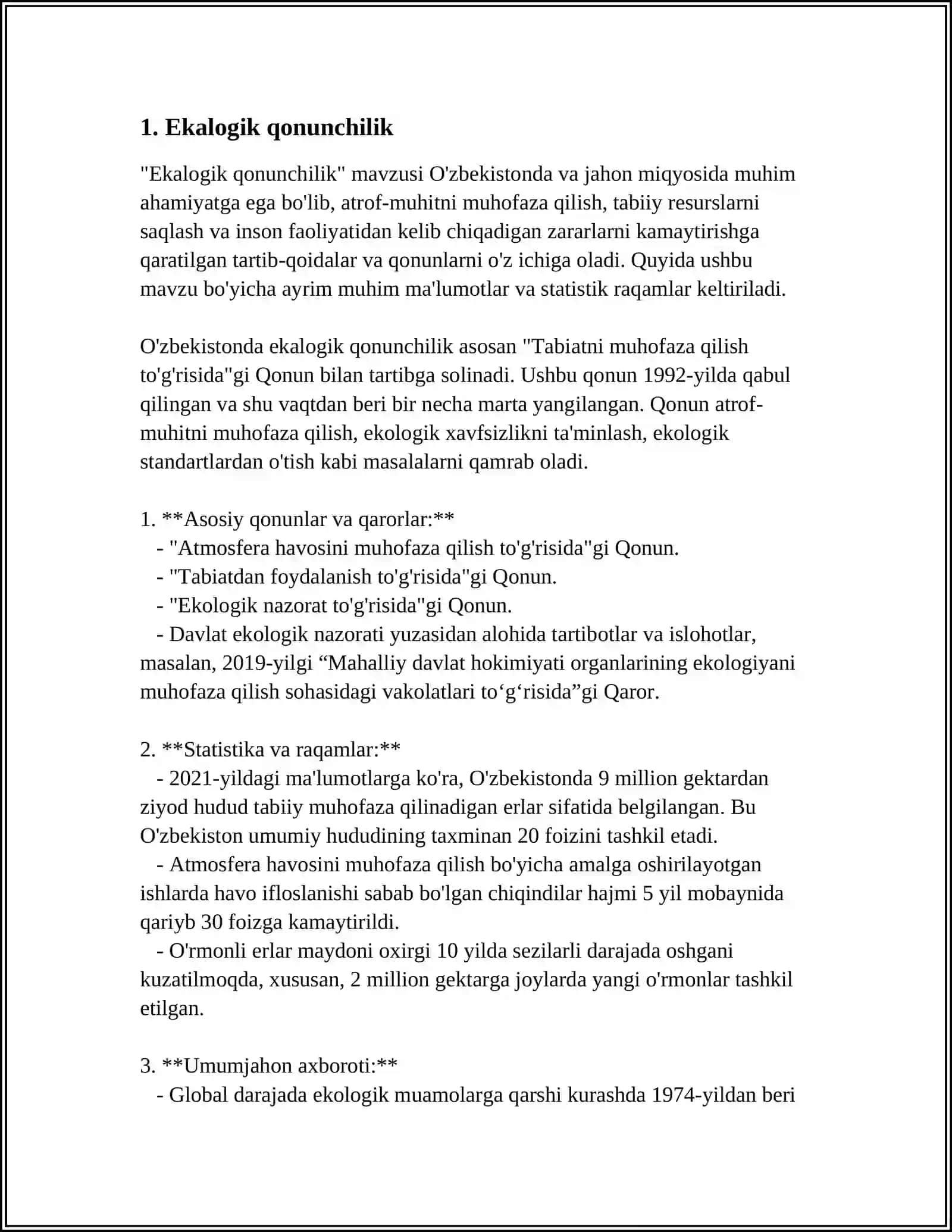 EKALOGIK QONUNNI BUZGANLIK UCHUN MAMURIY JAVOBGARLIK 4
