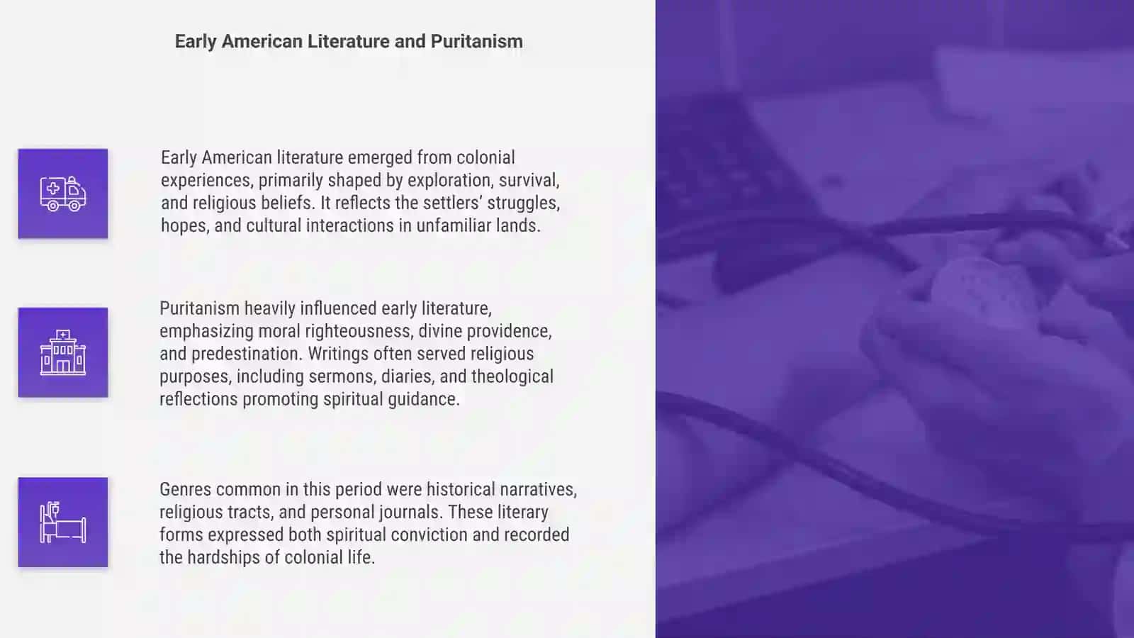 Literature genres in American literature 4