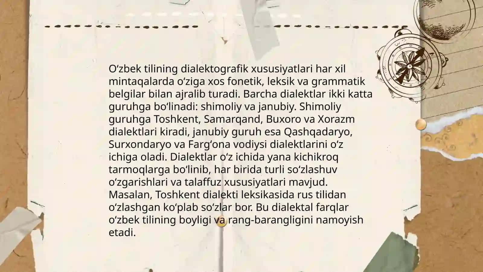 Oʼzbek dialektologiyasi 4