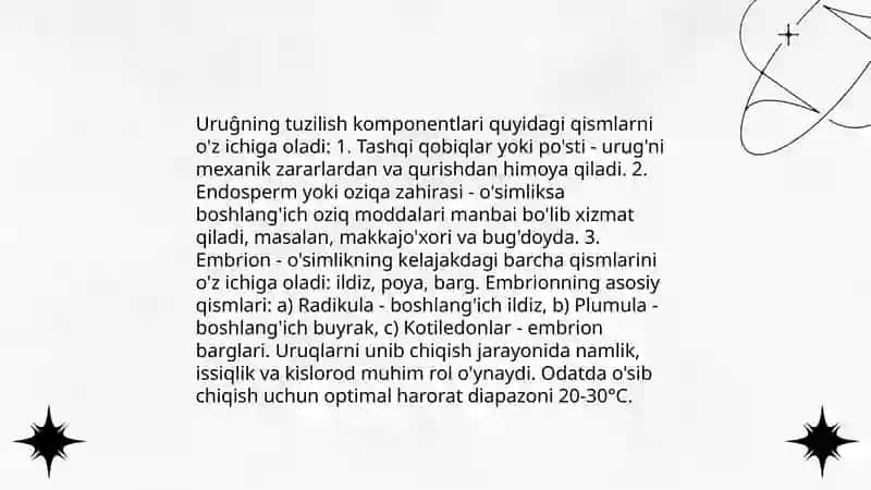 Uruĝ va mevaning tuzilishi 4