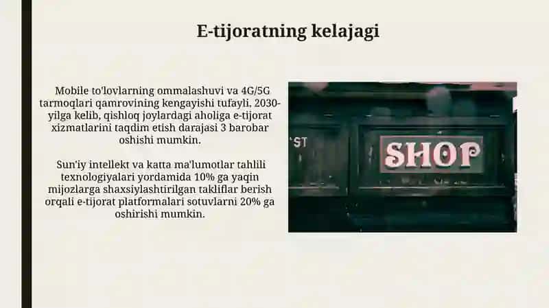 Shivetsaryaning elektiron tijorati 4