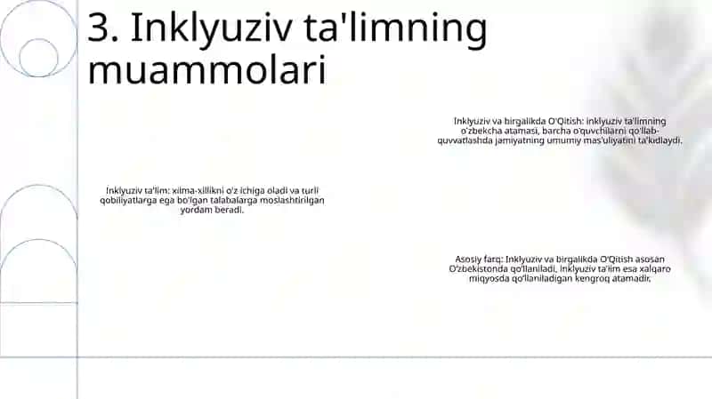 Inklyuziv Va Birgalikda O'Qitish 4