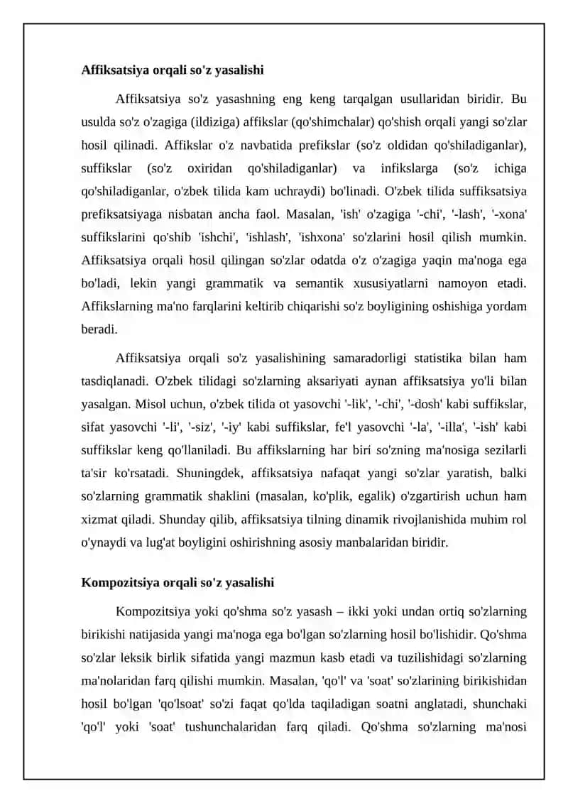 Lerns almashtirishlari va undan chiqadigan xulosalar 4