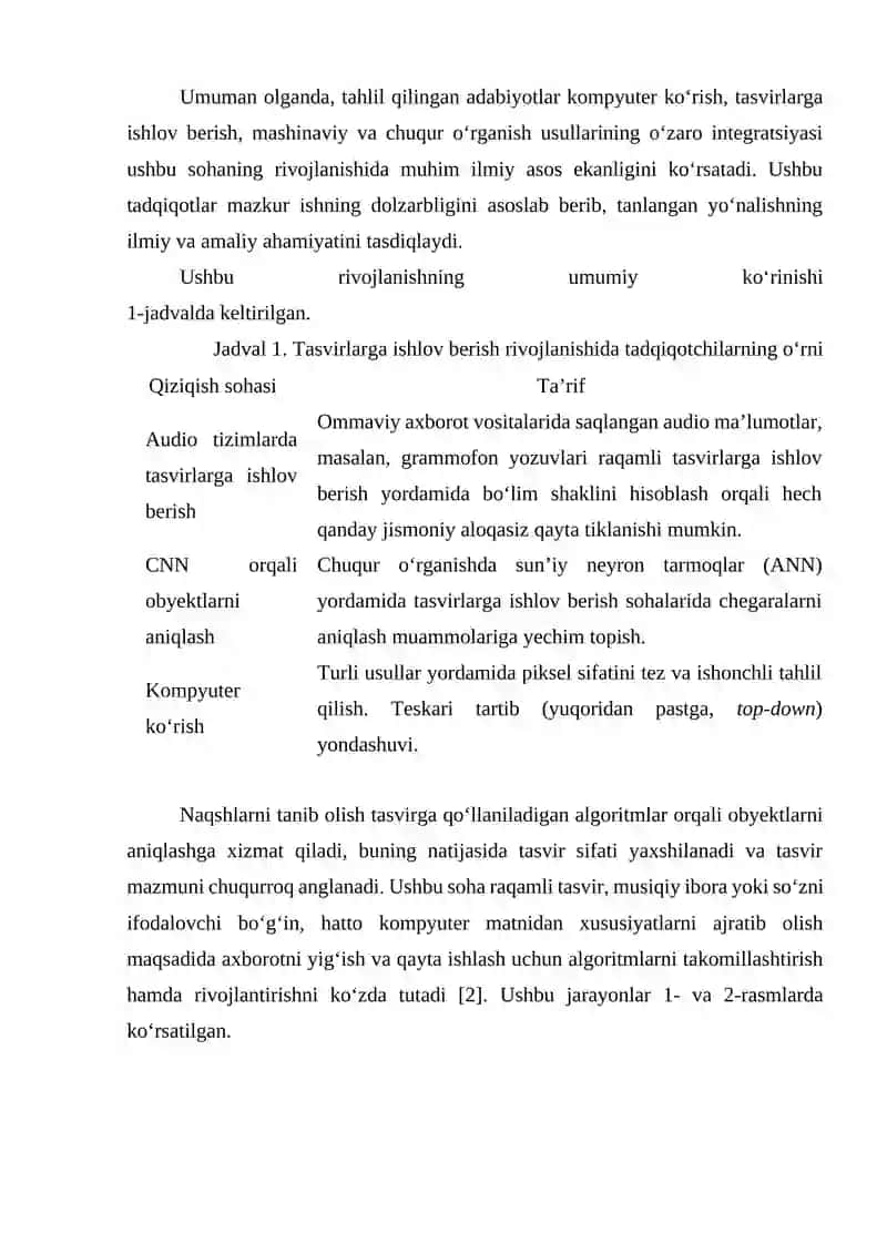 Kompyuter ko‘rish tizimlarida tasvir segmentatsiyasi va obyektlarni aniqlashning zamonaviy usullari 4