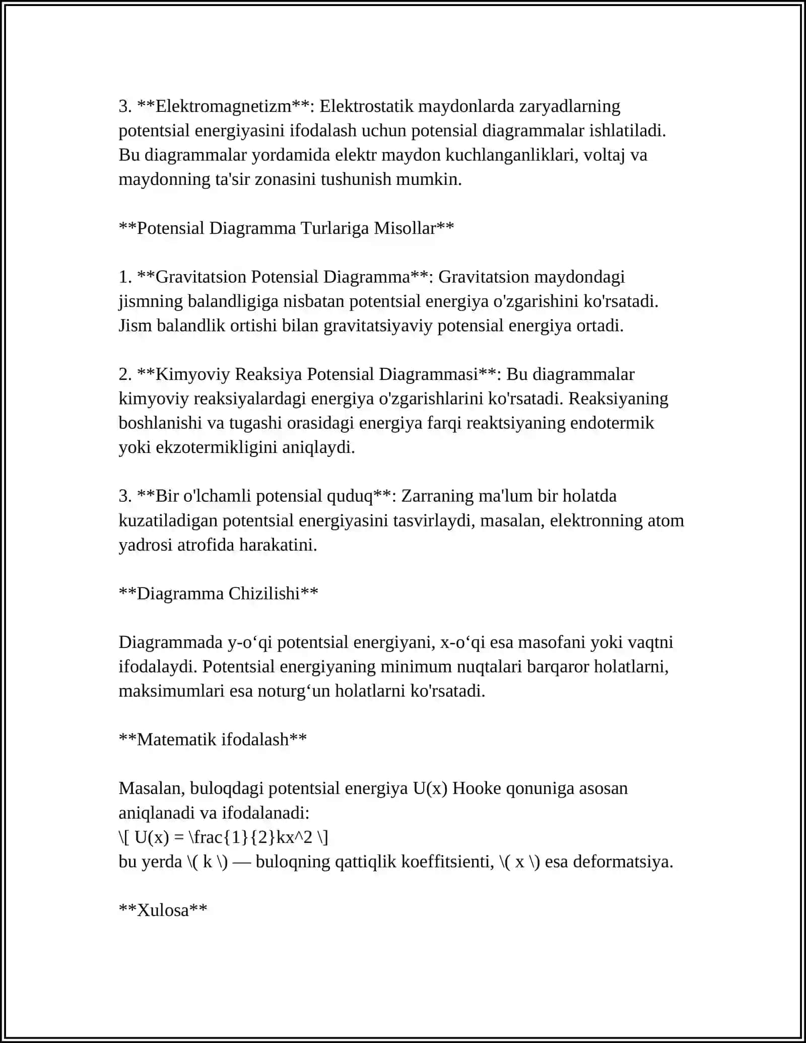 POTENSIAL DIAGRAMMA QURISH 4